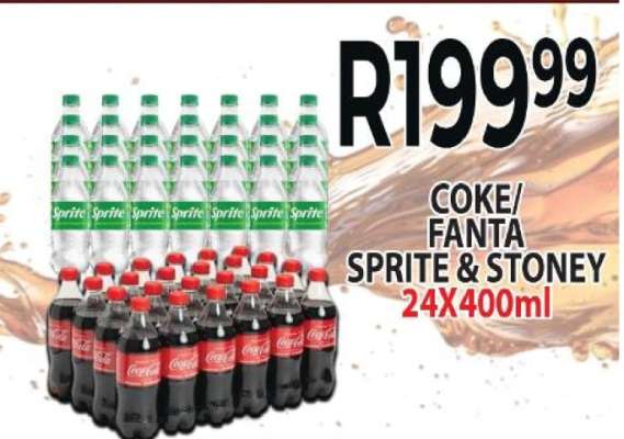 Coke/Fanta Sprite & Stoney