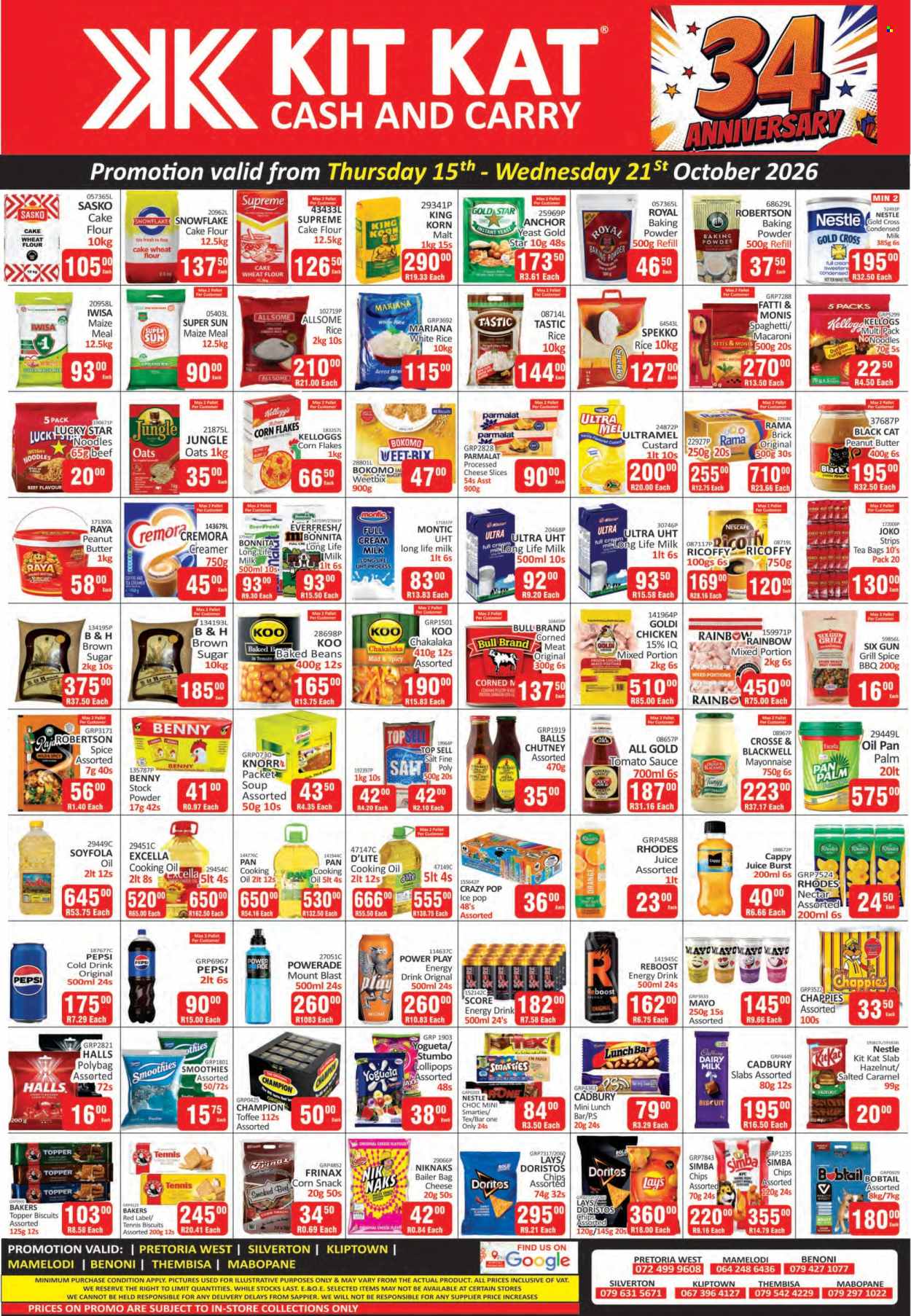 Kit Kat Cash & Carry specials - 15/10/2026 - 21/10/2026. Page 1