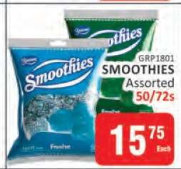 Smoothies Assorted 50/72s