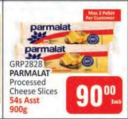 Parmalat Processed Cheese Slices