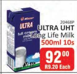 ULTRA UHT Long Life Milk