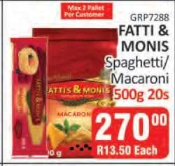 Fatti & Monis Spaghetti/Macaroni