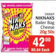 NIKNAKS Bailer Bag Cheese