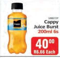 Cappy Juice Burst