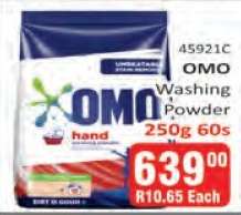 OMO WASHING POWDER