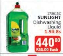 Sunlight Dishwashing Liquid