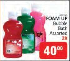 FOAM UP Bubble Bath Assorted