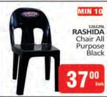 RASHIDA CHAIR All Purpose Black