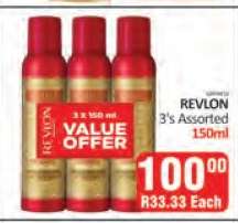 REVLON 3's Assorted