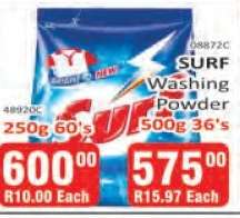 SURF WASHING POWDER