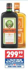 Jägermeister or Jägermeister Orange Herbal Liqueur