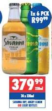 Savanna Dry, Angry Lemon or Light Bottles