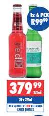 Red Square Ice or Belgravia Range Bottles