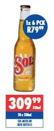 Sol Mexican Beer Bottles