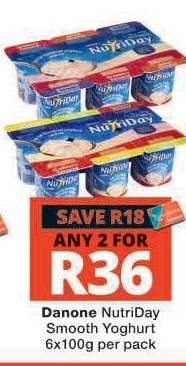 Danone Nutriday Smooth Yoghurt