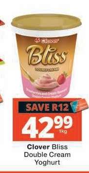 Clover Bliss Double Cream Yoghurt