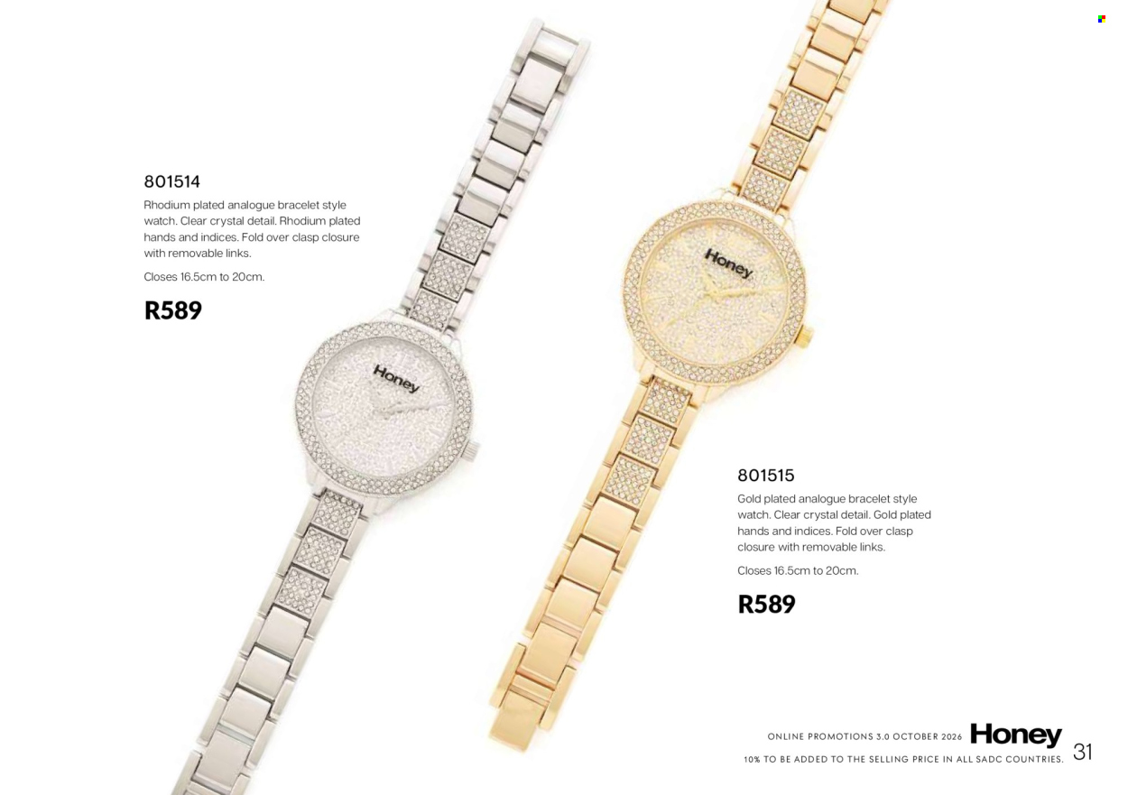 Honey specials. Page 33