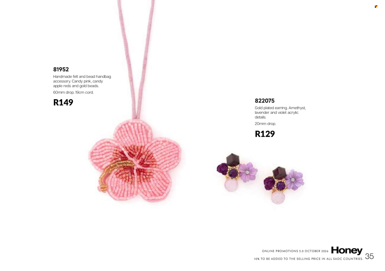 Honey specials. Page 37