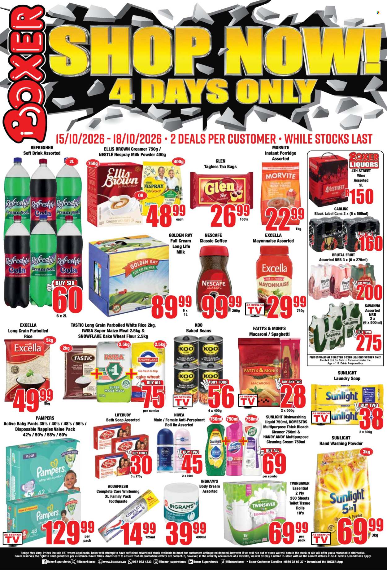 Boxer specials - 15/10/2026 - 18/10/2026. Page 2