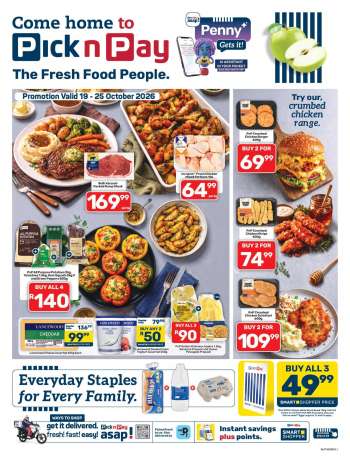 Pick n Pay catalogue  - 19/10/2026 - 25/10/2026.
