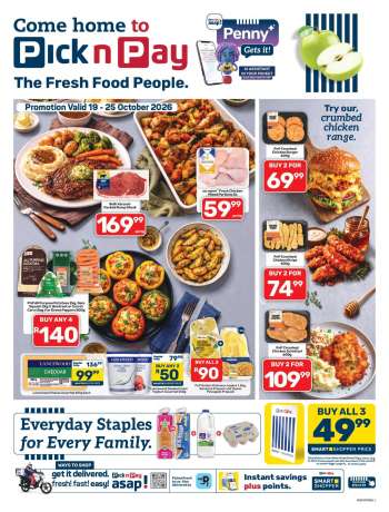 Pick n Pay catalogue  - 19/10/2026 - 25/10/2026.