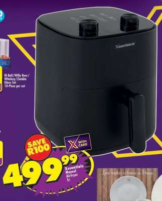 Xssentials Manual Airfryer 5L