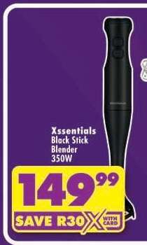 Xssentials Black Stick Blender 350W