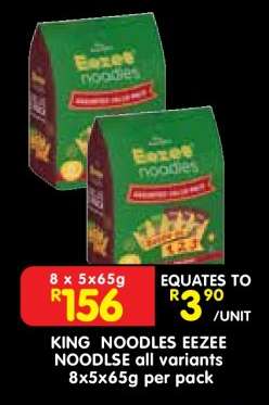 KING NOODLES EEZEE NOODLSE all variants