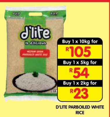 D'LITE PARBOILED WHITE RICE