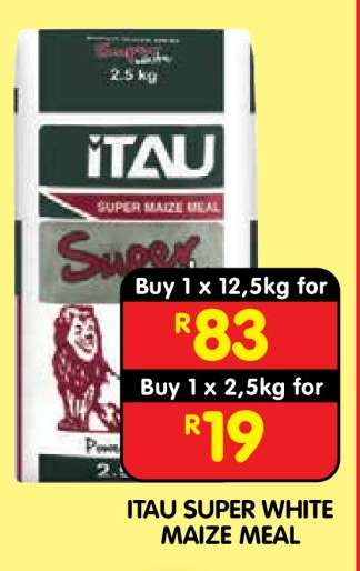 ITAU SUPER WHITE MAIZE MEAL