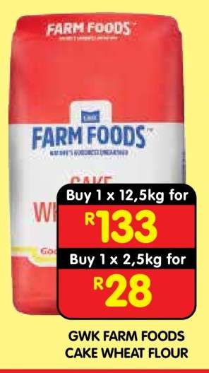 GWK FARM FOODS CAKE WHEAT FLOUR