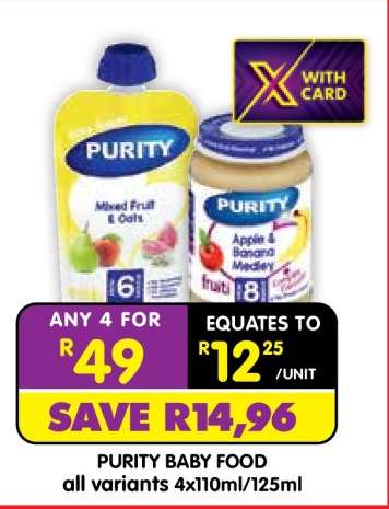 Purity Baby Food