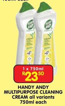 Handy Andy Multipurpose Cleaning Cream All Variants 750ml each