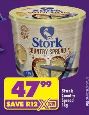 STORK COUNTRY SPREAD 1kg