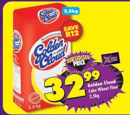 Golden Cloud Cake
Wheat Flour 2.5kg