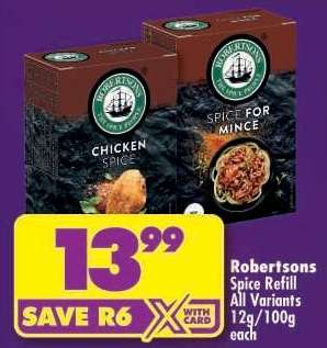 Robertsons Spice Refill