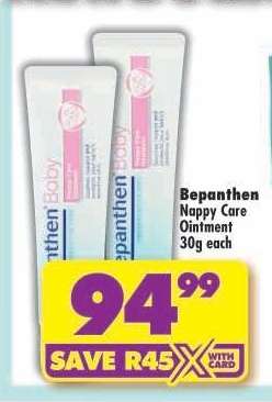 Bepanthen Nappy Care Ointment 30g each