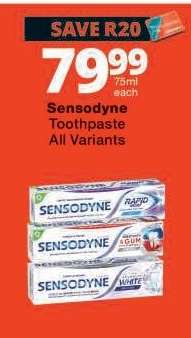 SENSODYNE TOOTHPASTE