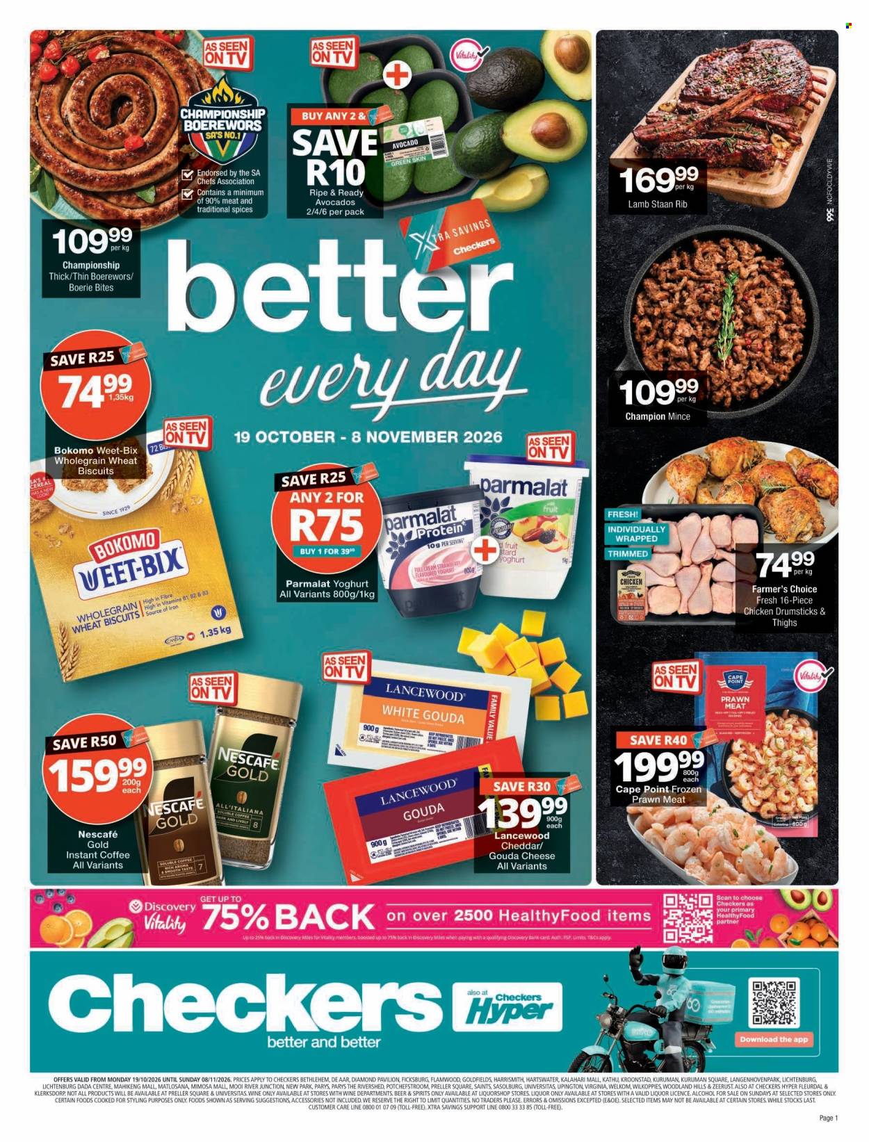 Checkers specials - 19/10/2026 - 08/11/2026. Page 1