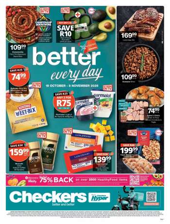 Checkers catalogue  - 19/10/2026 - 08/11/2026.