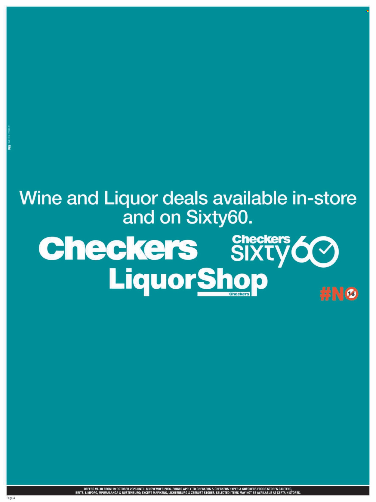 Checkers specials - 19/10/2026 - 08/11/2026. Page 4
