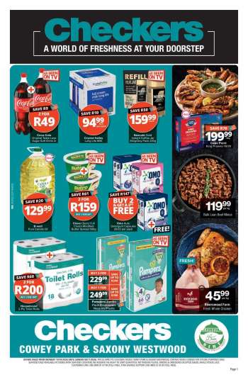 Checkers catalogue  - 19/10/2026 - 08/11/2026.