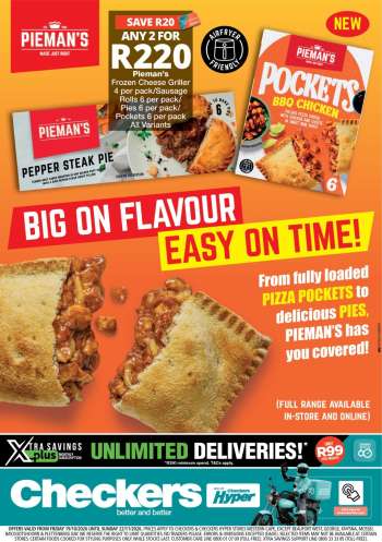 Checkers catalogue  - 19/10/2026 - 22/11/2026.