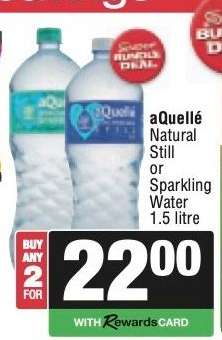 AQUELLÉ Natural Still or Sparkling Water