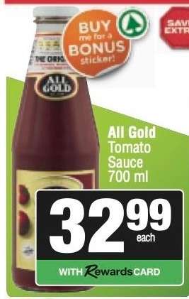 All Gold Tomato Sauce 700 ml