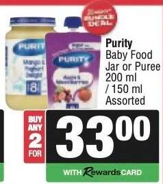 Purity Baby Food