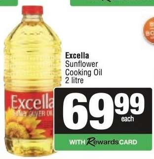 Excella Sunflower Cooking Oil