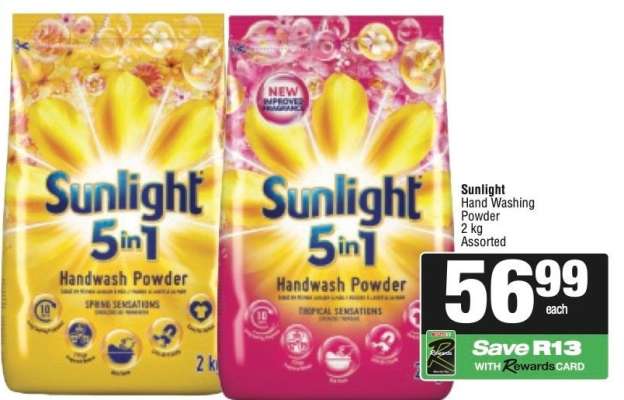 Sunlight Hand Washing Powder