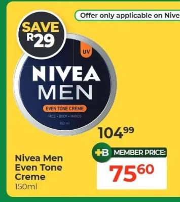 Nivea Men Even Tone Creme