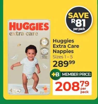 Huggies Extra Care Nappies